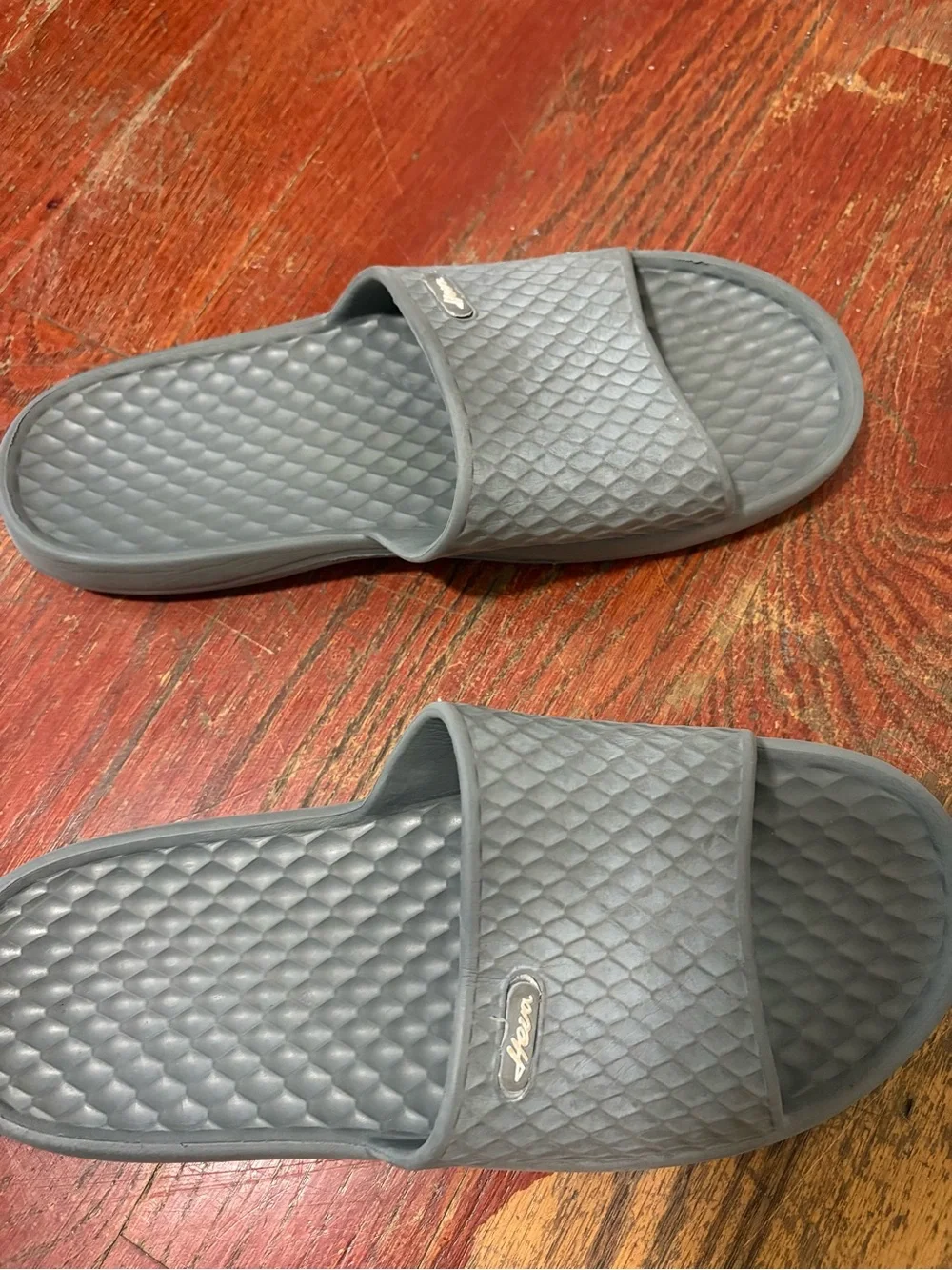 Men's Gray Slide Sandals - Comfortable Everyday Slip-Ons